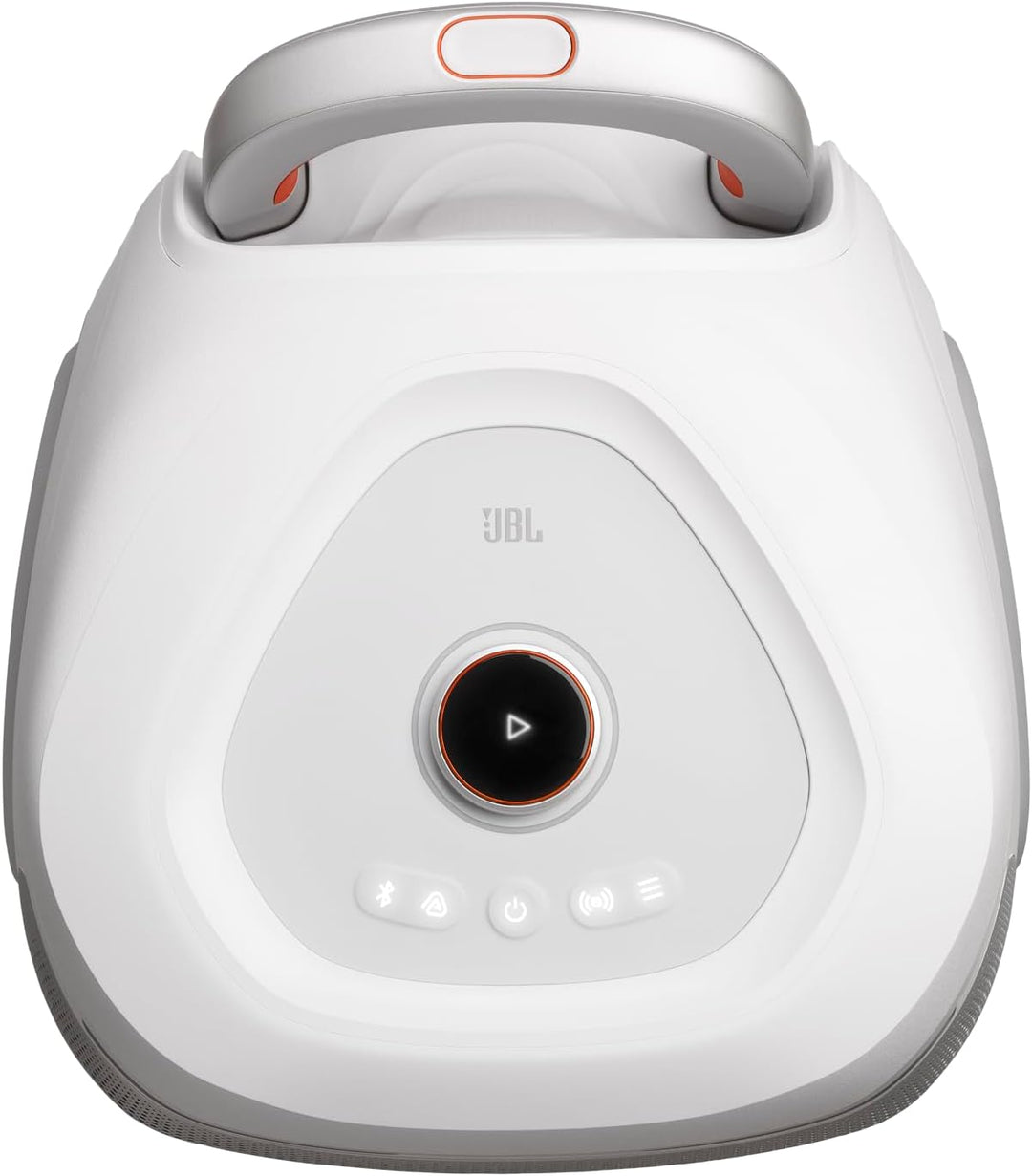 JBL PartyBox 330 Tragbarer Partylautsprecher, Weiss | JBL Sound, Lichtshow, AI Sound Boost, Bluetoot
