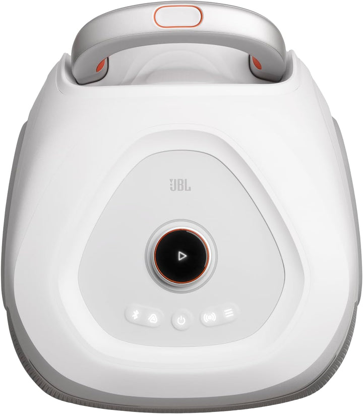 JBL PartyBox 330 Tragbarer Partylautsprecher, Weiss | JBL Sound, Lichtshow, AI Sound Boost, Bluetoot