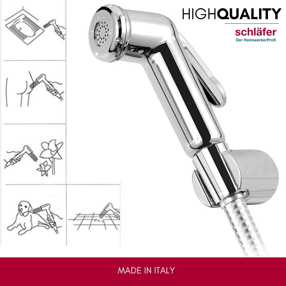 Schläfer 8112 - Bidet Handbrause Toilette - Set - Abs- Bidet Sprayer Shattaf - Waschbecken - Handbra
