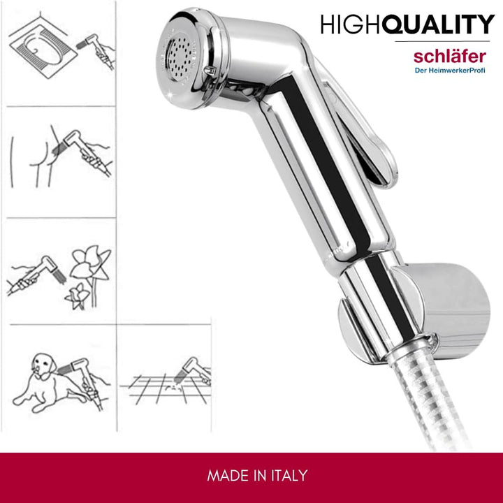 Schläfer 8112 - Bidet Handbrause Toilette - Set - Abs- Bidet Sprayer Shattaf - Waschbecken - Handbra