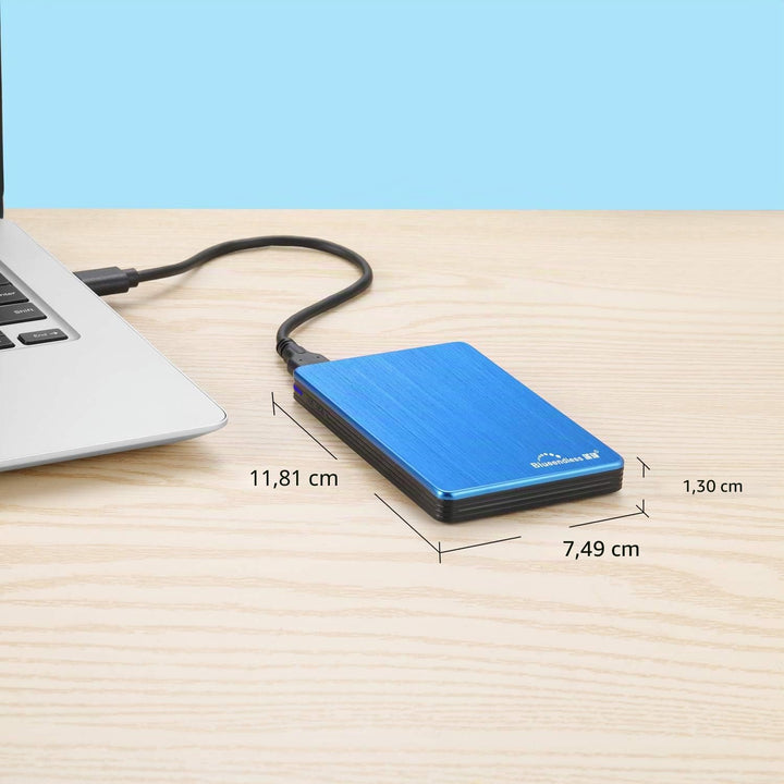 Blueendless Tragbare Externe Festplatte USB 3.0 6,3 cm (2,5 Zoll) für PC, Laptop, Computer (320GB, b