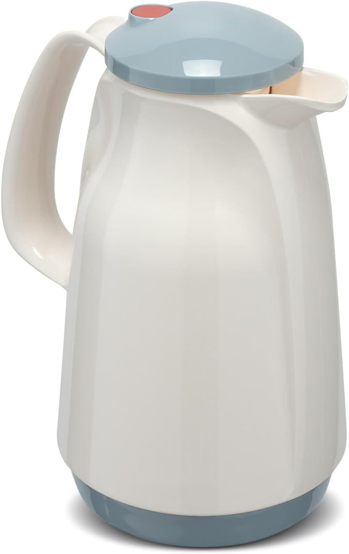 ROTPUNKT Isolierkanne 220 Bella 1,0 l | Zweifunktions-Drehverschluss | BPA Frei- gesundes Trinken |