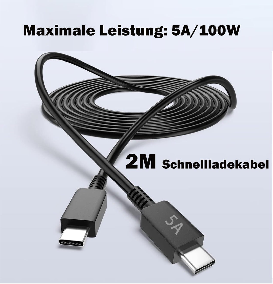 45W USB C Schnellladegerät Ladegerät mit USB Adapter 2 Ports Ladeadapter für Samsung S25 S24 S23 S22