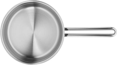 WMF Aparto Stielkasserolle klein 16cm ohne Deckel,1,4l, Milchtopf, Induktionsgeeignet, Cromargan Ede