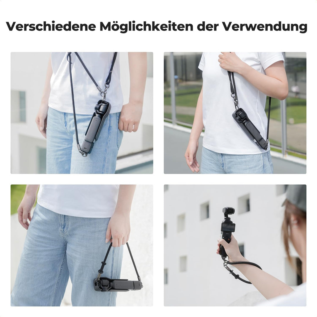 K&F Concept magnetisches ND Filter Set und Schwarzes Schlüsselband kompatibel mit DJI Osmo Pocket 3