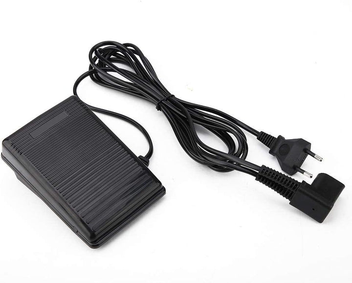 Hongzer Fussschalterpedal, 220V Fussschalterpedal mit Netzkabel für Singer 974 Nähmaschine (EU-Steck