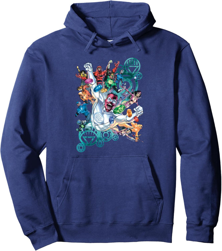 Green Lantern Lanterns Unite Pullover Hoodie