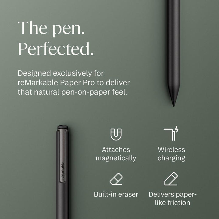 reMarkable Paper Pro-Bundle – Leder-Folio-Schutzhülle | 30,6 cm (11,8 Zoll) Farbdisplay und Leselamp
