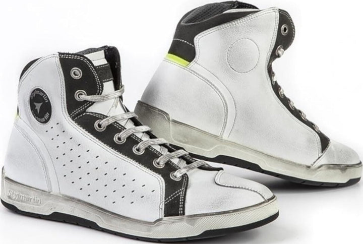 STYLMARTIN Unisex Sectormoto boot 42 EU Weiss, 42 EU Weiß