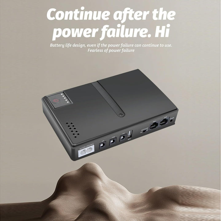 UPS Battery Backup, 15 V 24 V POE 5V 9V 12 V Unterbrechungsfreier Stromversorgung, USB 18W Ausgangss