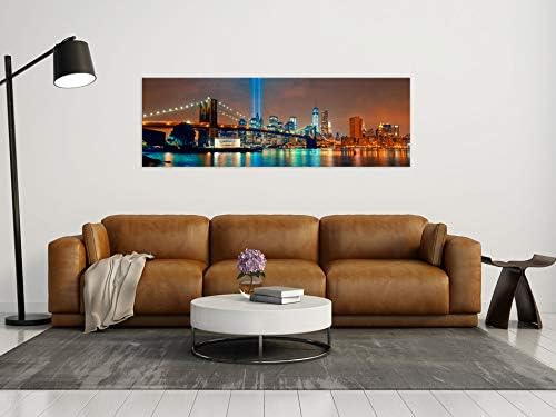 murando - Wandbilder XXL New York 120x40 cm 1 tlg - Wand Deko Vlies Leinwand Bilder Gross Wanddeko W