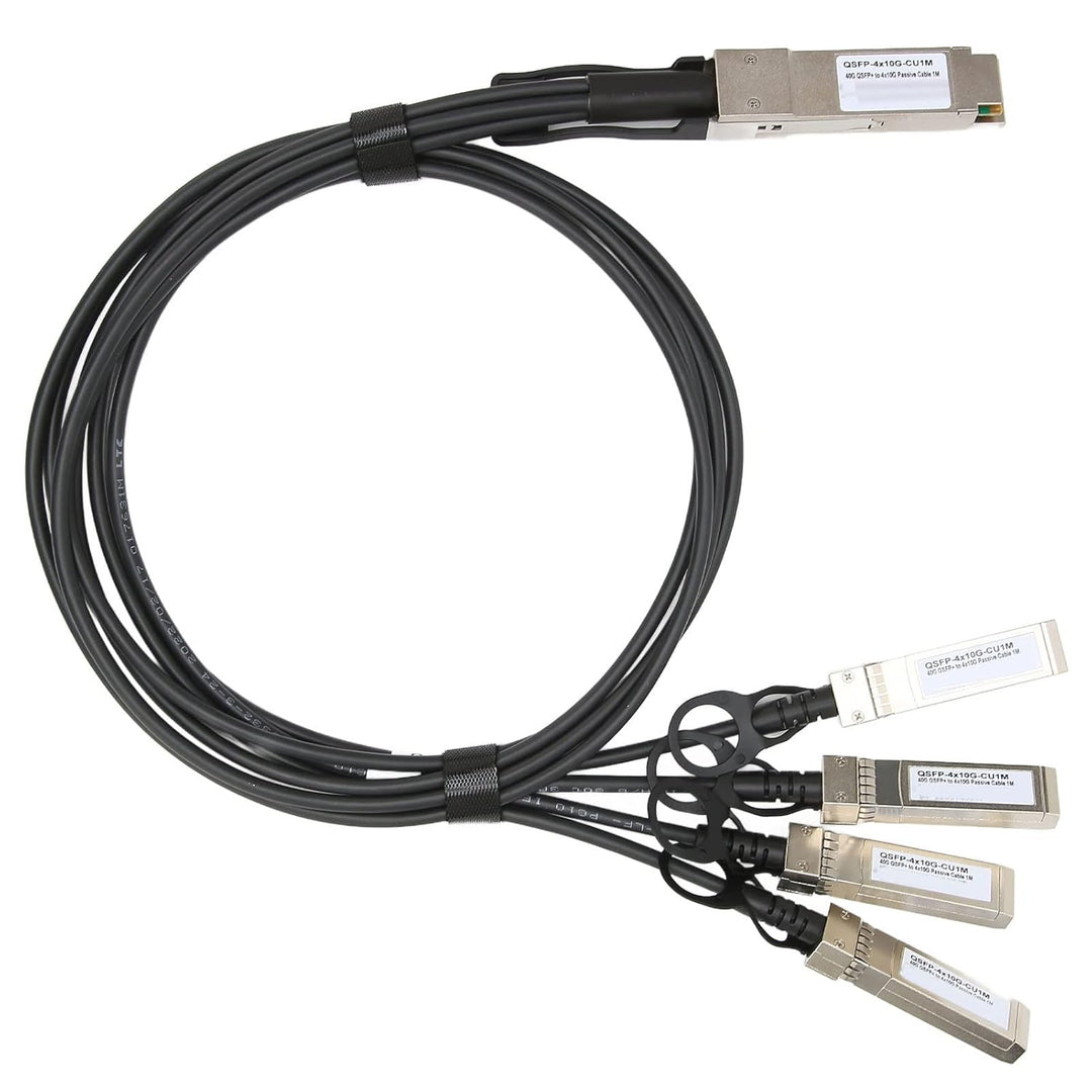 40G QSFP28 DAC Kabel, QSFP+ auf 4 SFP+ Direct Attach Kabel, 1 Meter für Cisco, für Huawei, für H3C,