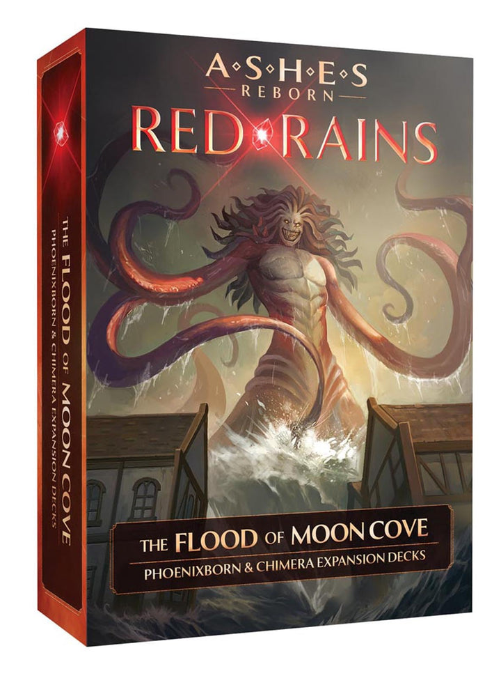Plaid Hat Games | Ashes Reborn Red Rains: The Flood of Moon Cove Expansion | Card Game | 2 Players |