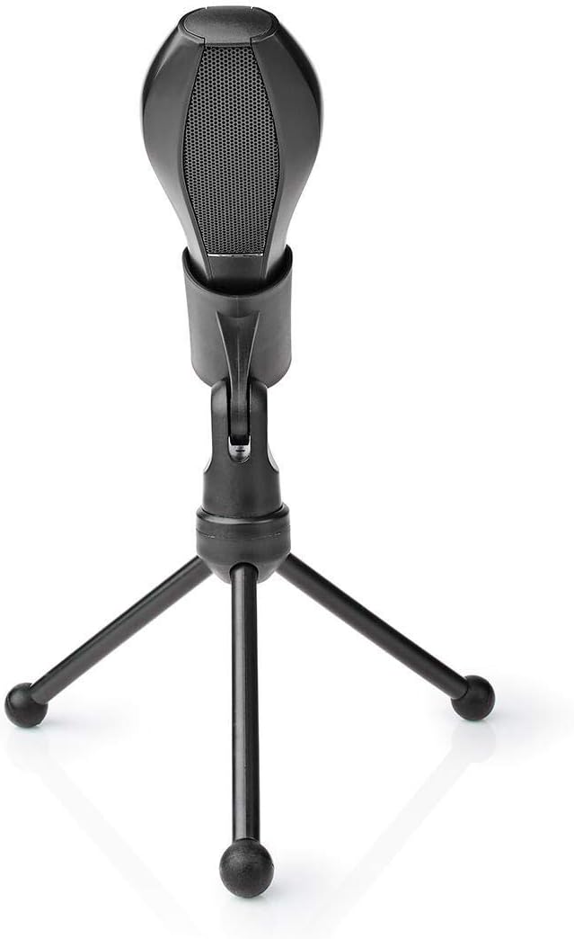 Nedis Mikrofon - USB - Desktop/Notebook - Kabelgebunden - 1.40 m - Metall/Kunststoff - Schwarz Schwa