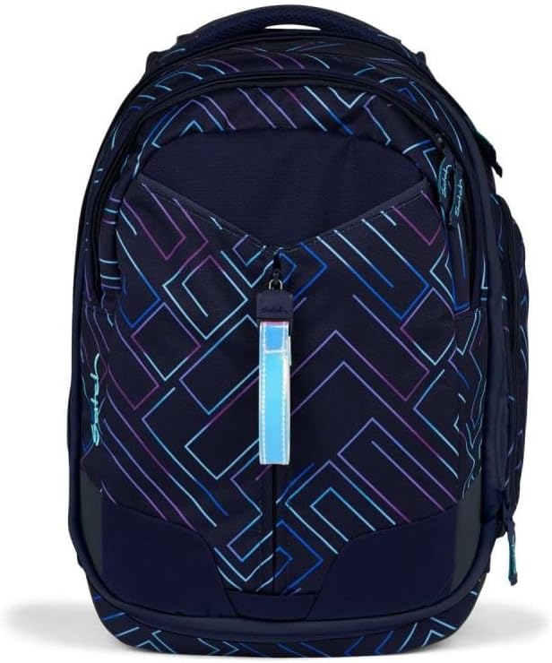 Satch Match Pencil Slider Edition Schulrucksack Set 3tlg. inkl. Sporttasche Purple Laser, Purple Las