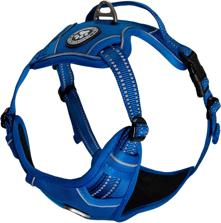 Reichstadt Pets Hundegeschirr Kleine Hunde 25RSP083 Blue S | Verstellbares No-Pull Geschirr mit Grif