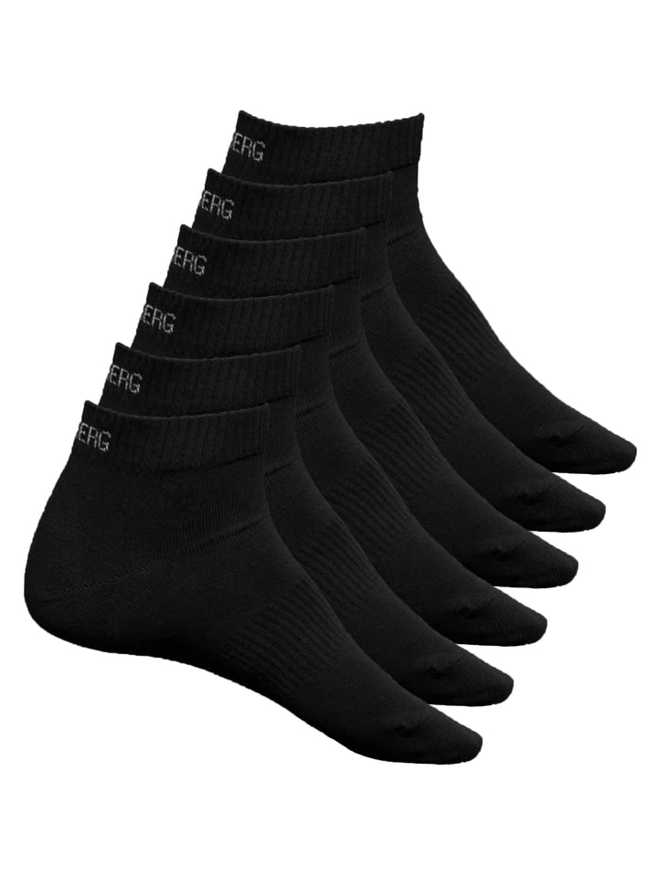 Romberg Unisex Ankle Socks, 6er Pack 35-38 Schwarz, 35-38 Schwarz
