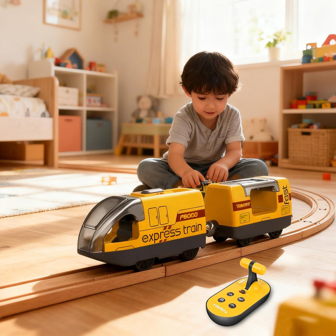 Eisenbahn Kinder Elektrisch, Zug Spielzeug mit Soundeffekten, Eisenbahn Elektrische Lok, Geschenk Sp