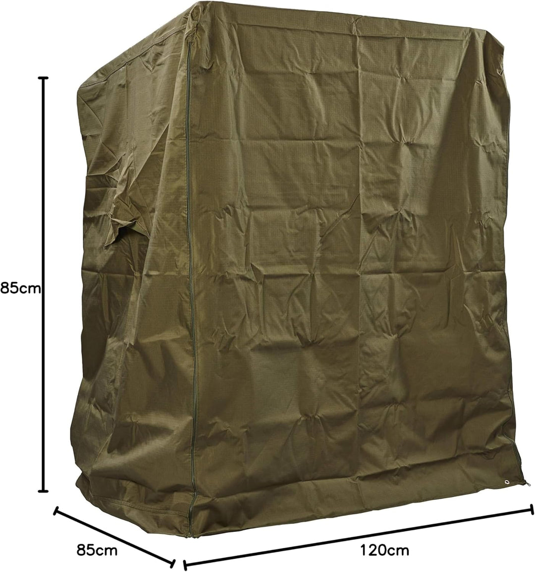 intergrill Strandkorbschutzhülle Deluxe 150 x 120 x 85cm 600D Ostsee Grün Abdeckplane Schutzhaube Bc