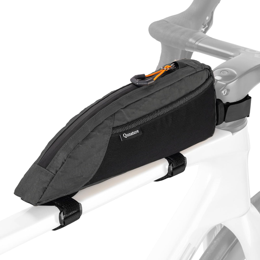 Fahrrad Oberrohrtasche, Rahmen Oberrohrtasche Fahrradrahmentasche Dreieckstasche mit Aussentasche, l