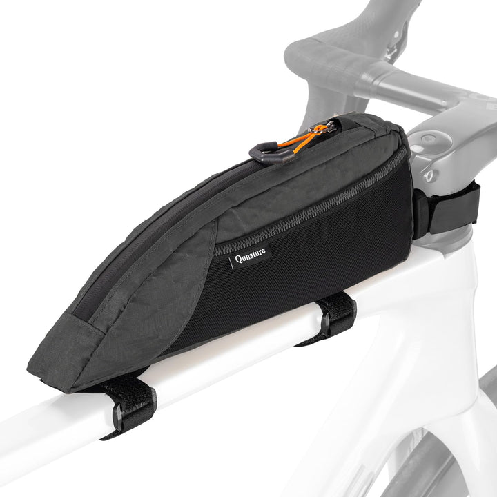 Fahrrad Oberrohrtasche, Rahmen Oberrohrtasche Fahrradrahmentasche Dreieckstasche mit Aussentasche, l