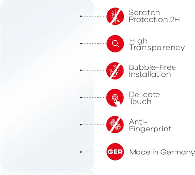 upscreen Schutzfolie für Iiyama ProLite T2735MSC-B1 – Kristall-klar, Kratzschutz, Anti-Fingerprint