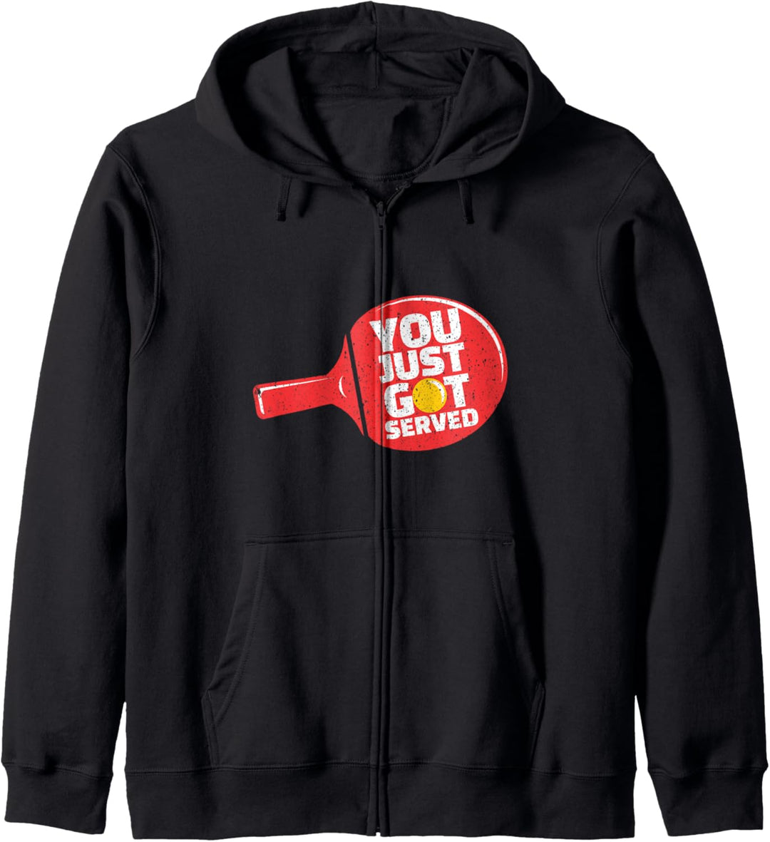 Tischtennis Sie haben ein lustiges Tischtennisgeschenk bekom Kapuzenjacke