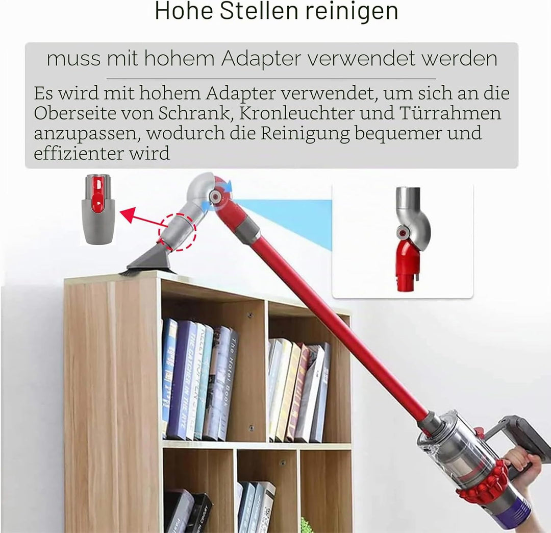Unterer Adapter und Schnellverschluss-Adapter Oben 970790-01 für Dyson V7 V8 V10 V11 V15 Staubsauger