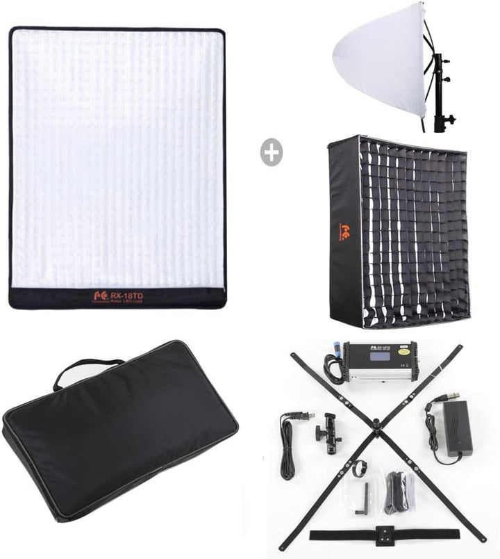 Falcon Eyes RX-18TD Flexible LED Video Panel Light 100W Adjustable 3000K-5600K LED Photo Lighting +