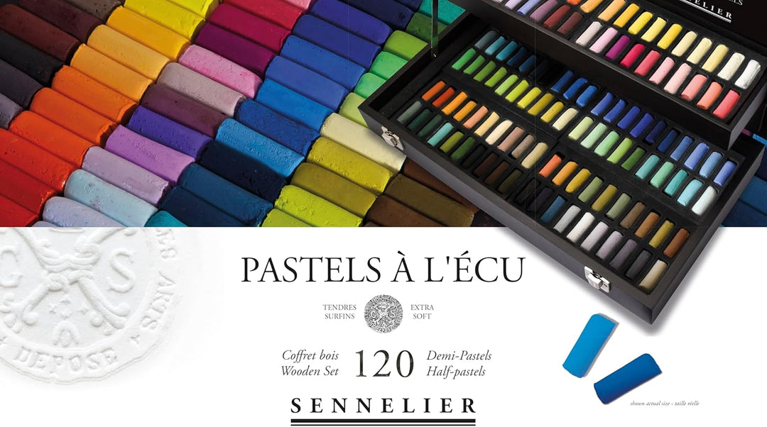 SENNELIER Extraweiches Pastell-Halbstäbchen-Set, 120 Farben, mehrfarbig, 1 stück (1er Pack)