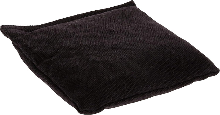 GoSports Cornhole Sitzsack-Set, 16 Farben erhältlich, Entenstoff mit Allwetter-Maisfüllung Schwarz,