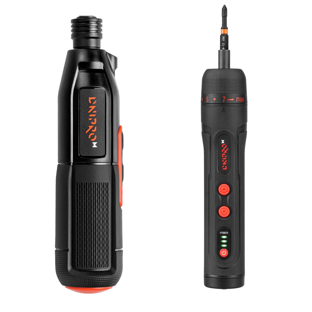 Set mit 2 Elektro-Schraubendrehern mit Akku, 3,6 V - 1,2 Nm / 8 Nm 850 mAh + 4,5 Nm / 10 Nm 2000 mAh