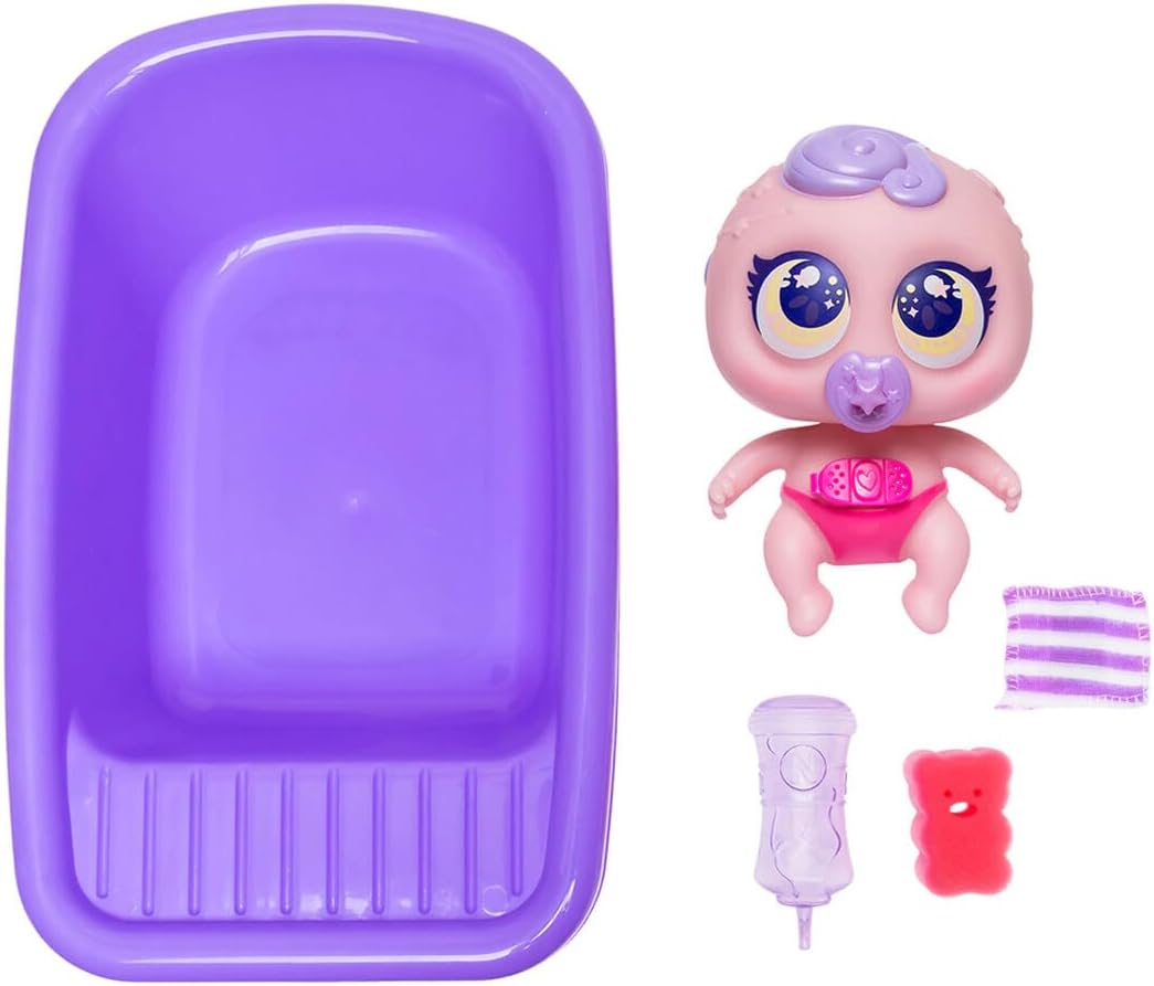 AMPARIN, S.A. DE C.V. BANDAI Babypuppe Neoflobbi Flobbeti Rosa Distroller, D992802, Bandai