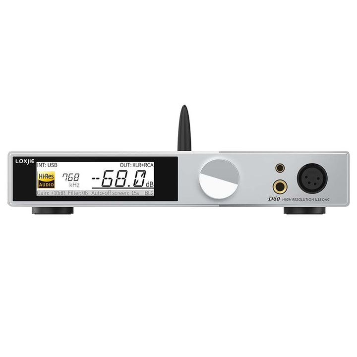 LOXJIE D60 HiFi Kopfhörerverstärker Decoder 6,35 mm/4,4 mm Kopfhörer Jack 300Ω 700mW x 2 Bluetooth 5