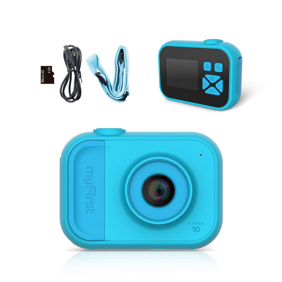 myFirst Camera 10 - Digitale Minikamera für Jungen Mädchen Alter 4-19 Jahre 5MP Video Foto Unterstüt