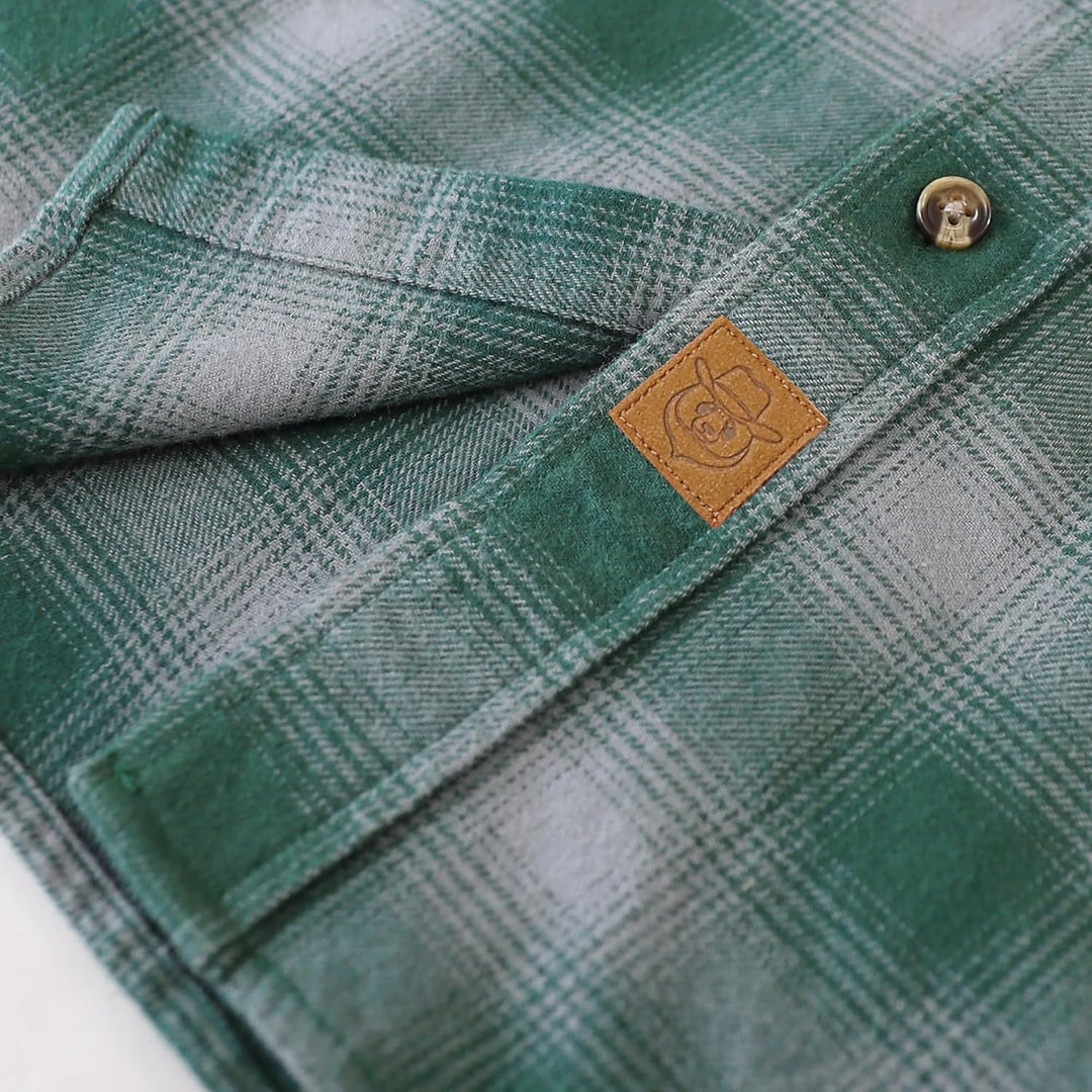 Dubinik® Flanellhemd Herren Button Down Kariert Baumwollhemd Freizeithemd Hemd Herren Langarm mit Zw