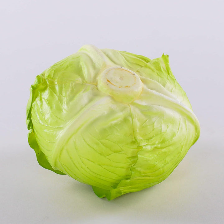 artplants.de Kunstgemüse Kohl, hellgrün, 10cm, Ø 17cm - Künstliches Obst - Deko Gemüse