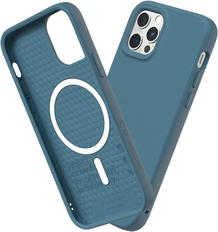 RhinoShield Case kompatibel mit [iPhone 12 Pro Max] | SolidSuit - MagSafe-kompatibel -Stossdämpfende