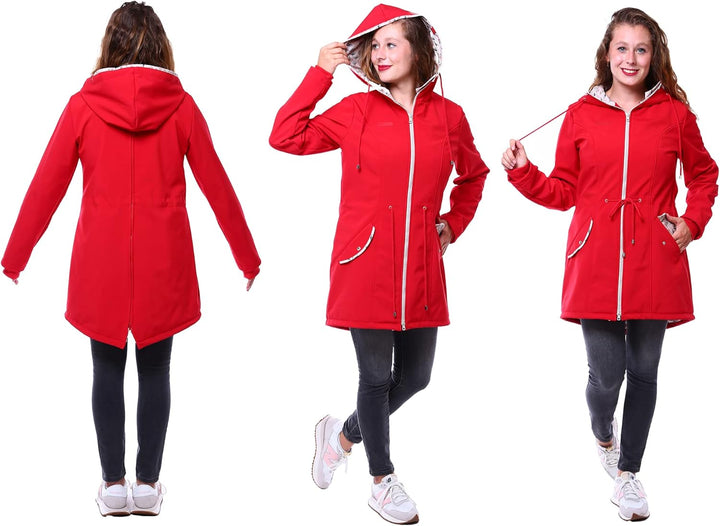 Viva la Mama 4in1 Trageparka für Tragen auf dem Rücken oder der Brust, Allwetter Softshell - PINA S