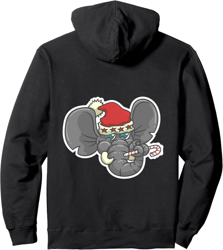 Afrikanischer Waldwaldelefant Pullover Hoodie