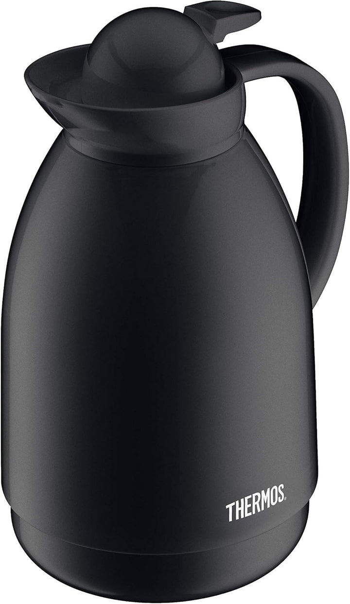 Thermos 4021.233.100 Isolierkanne Patio, 1 L, Kunststoff, schwarz 1000 ml Schwarz, 1000 ml Schwarz