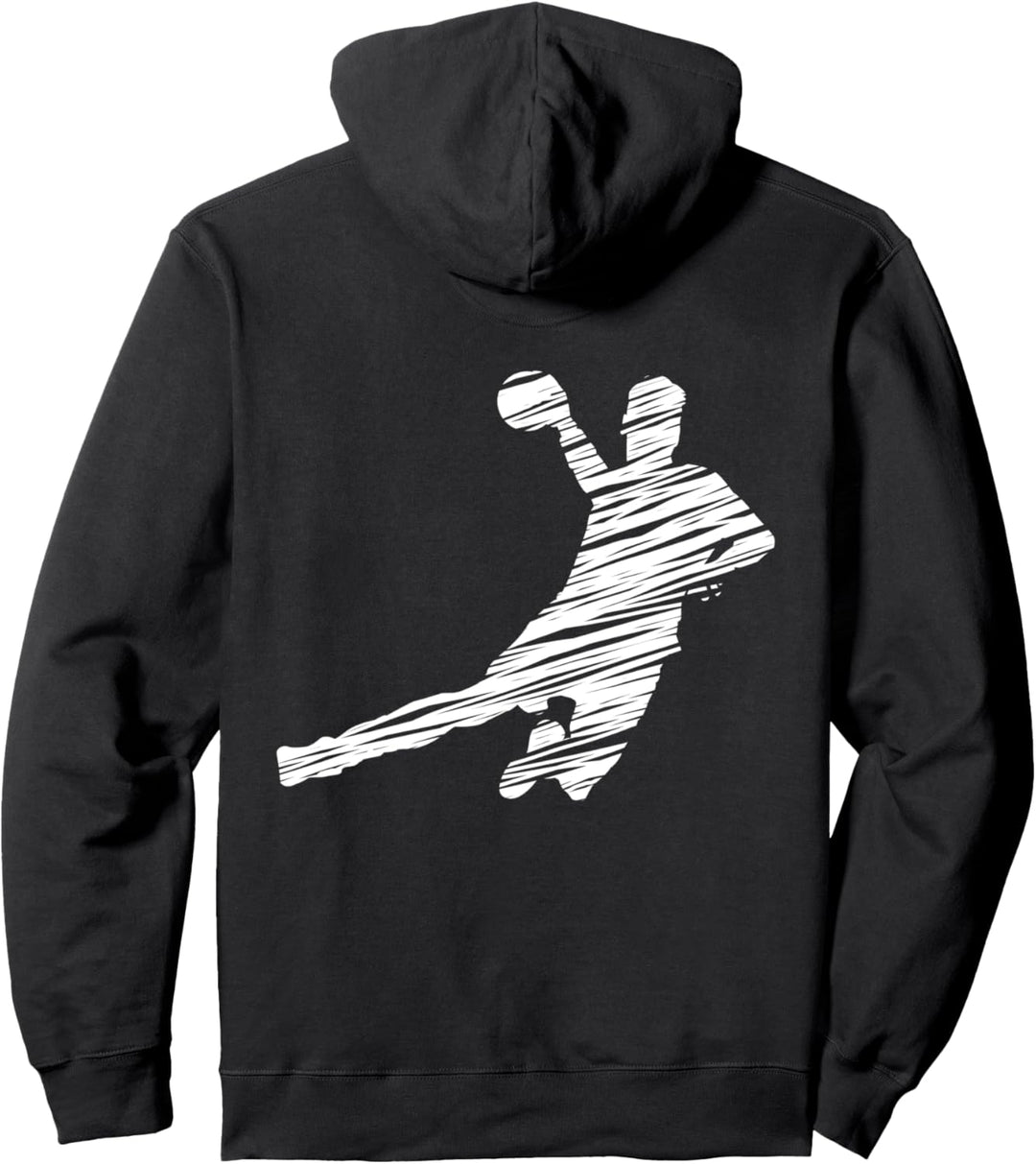 Handball Spieler Design für Mann und Handball Fans Pullover Hoodie