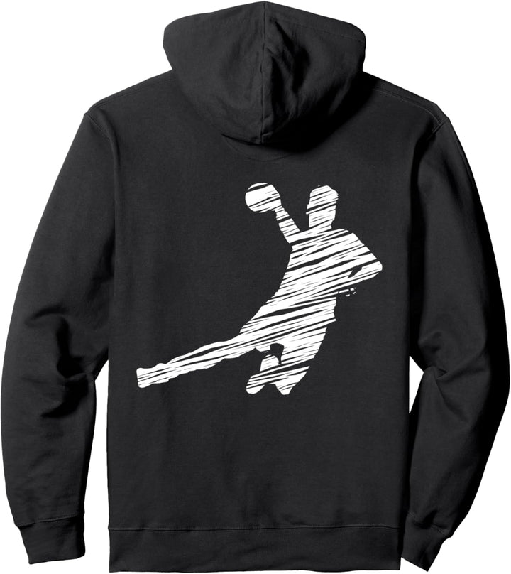 Handball Spieler Design für Mann und Handball Fans Pullover Hoodie