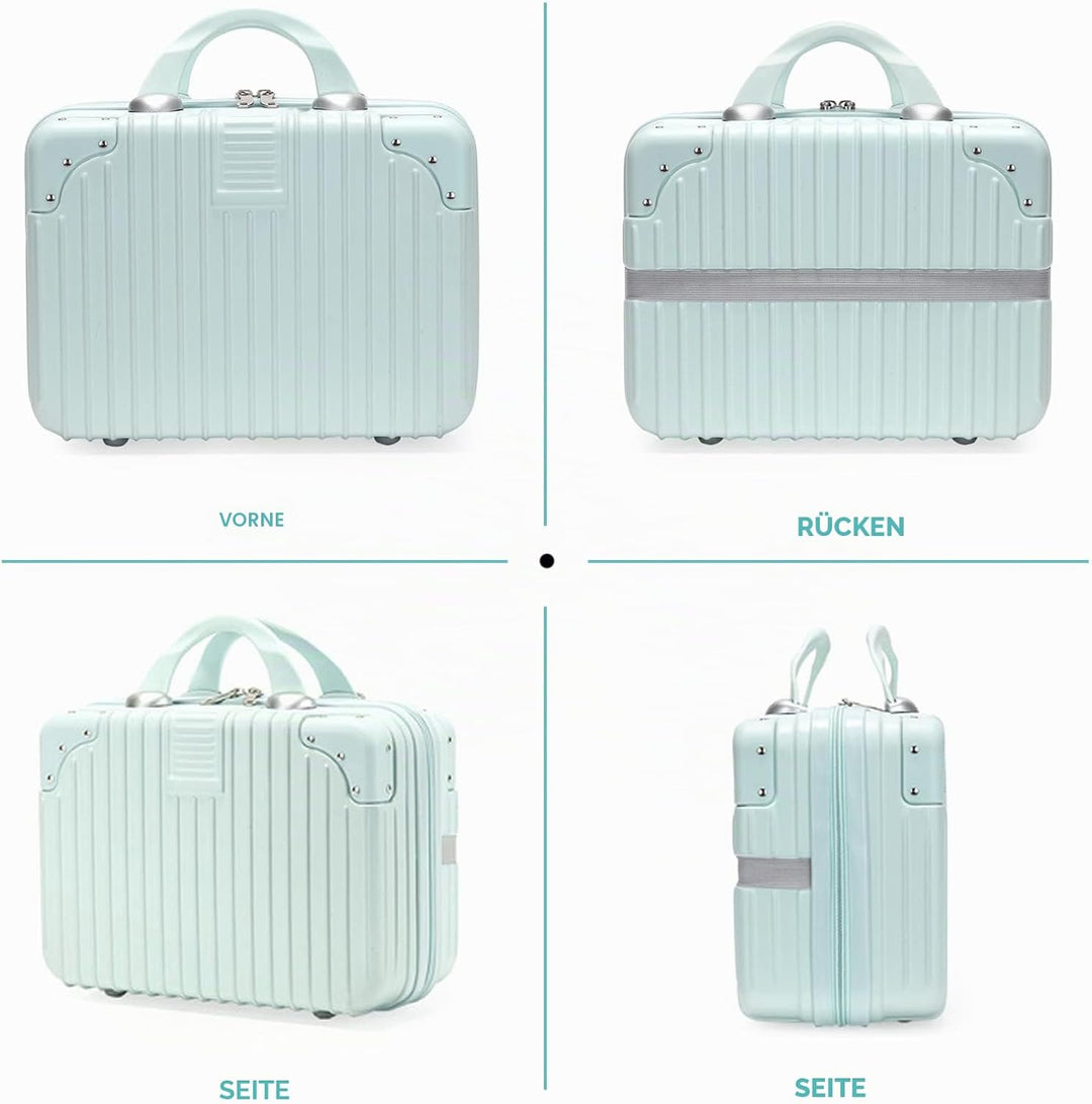 Balakaka Kosmetikkoffer Wasserdicht Schminktasche Leichter Handgepäck Beauty Case mit Handgriff und