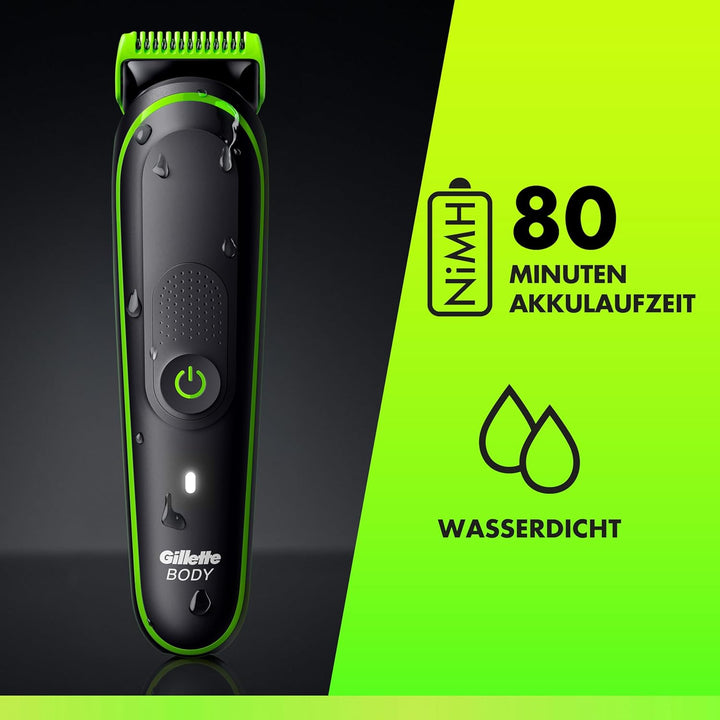GilletteLabs i3 Body + Intimate Trimmer Herren mit SkinFirst-Technologie — Intimrasierer Mann für Kö