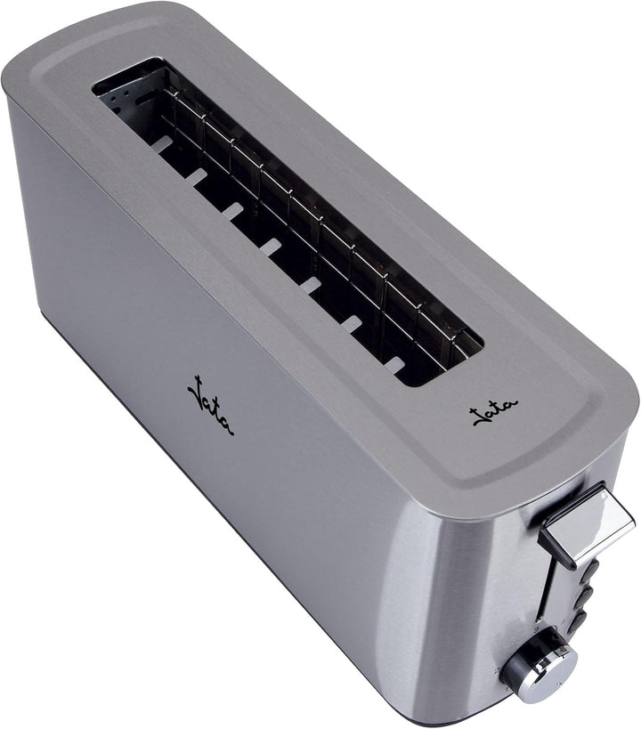 Jata TT1043 Breitschlitz-Toaster, Edelstahl, Grau Modern, Modern