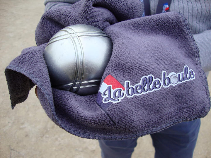 Set mit 3 personalisierbaren Boccia-Kugeln – Tasche für Boccia + Mikrofasertuch – Boccia-Kugel für W