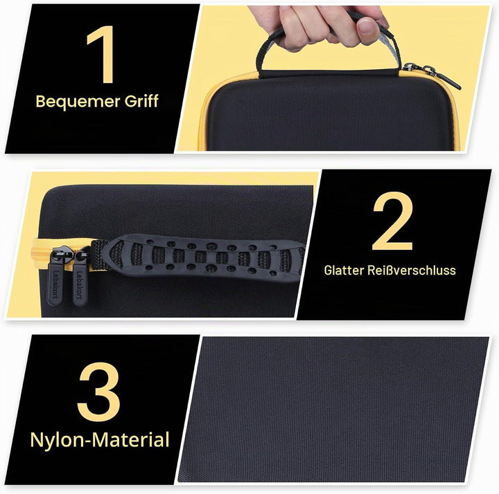 Lebakort Hart Reise Schutz Hülle Etui Tasche für Kodak Dock Plus 4PASS Fotodrucker/Kodak Dock Premiu