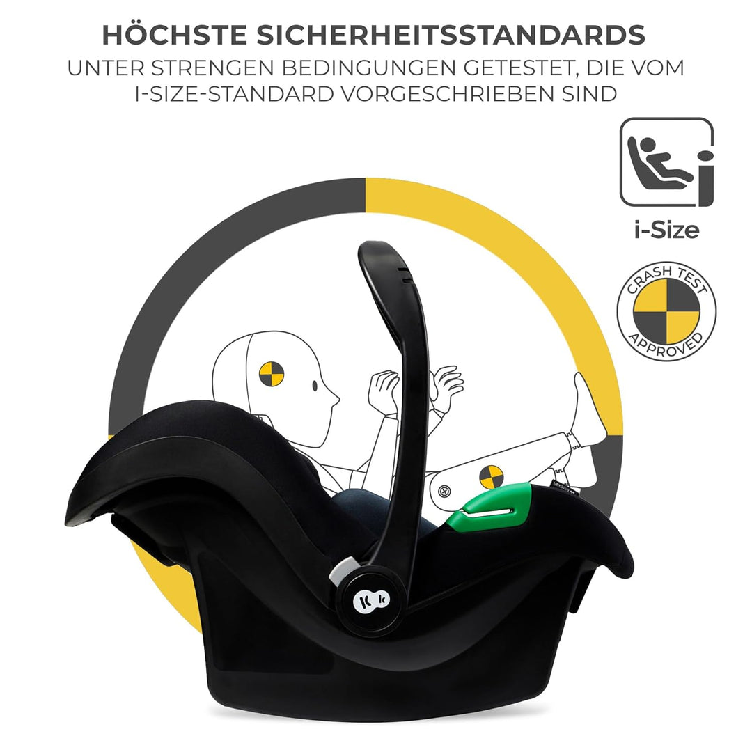 Kinderkraft NEWLY Kinderwagen 4 in 1, Komplettset bis 22 kg, Leicht Kombikinderwagen mit Babyschale