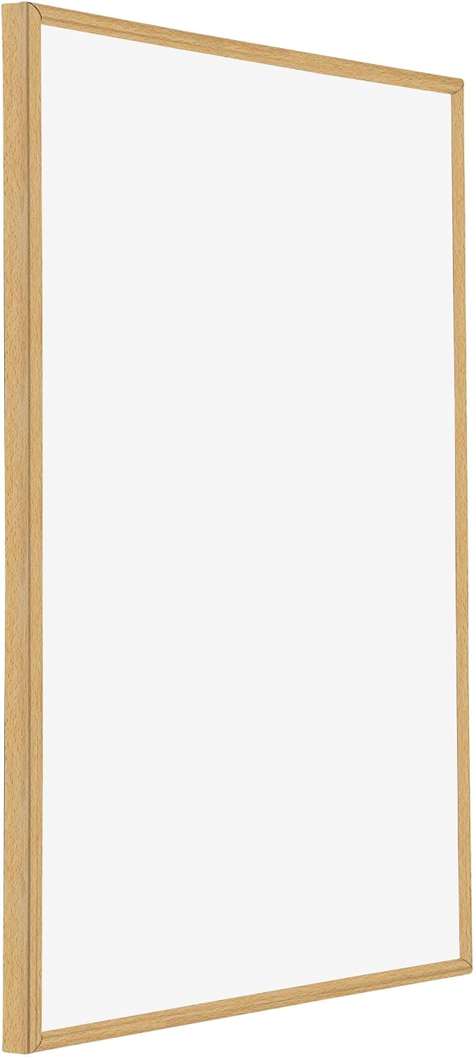 yd. Your Decoration - Bilderrahmen 75x100 cm - Buche Hell - Bilderrahmen aus Kunststoff mit Acrylgla
